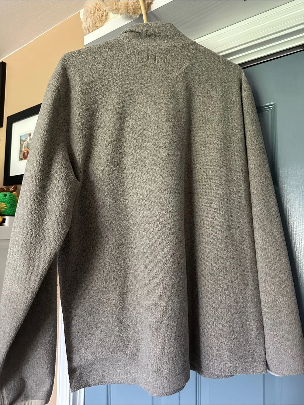 Huk Men's Heather Gray Half-Zip Pullover